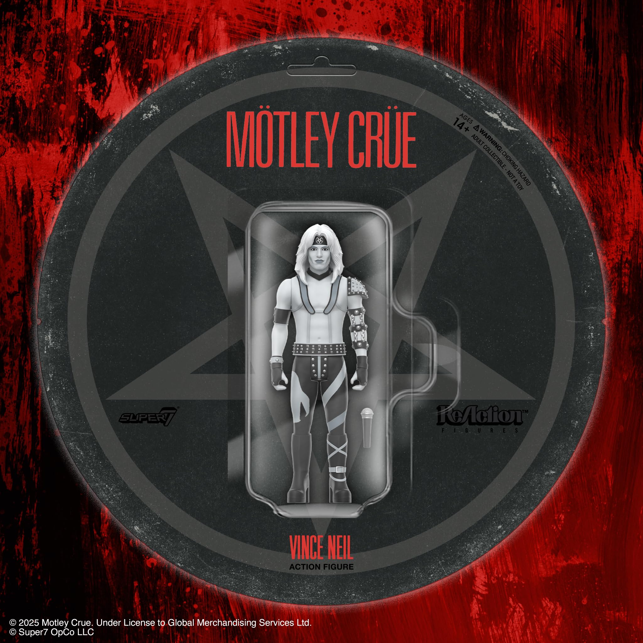 Amazon.com: Super7 Motley Crue Vince Neil Shout At The Devil